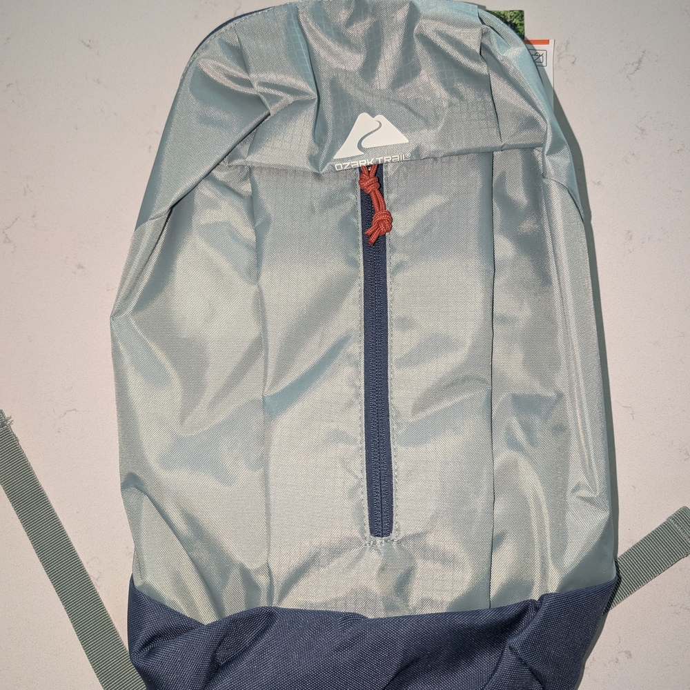Ozark Trail Gray and Blue Backpack
